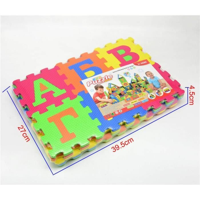 Puzzle Tapis Mousse Bébé, 36 Pièces Tapis 15cm X 15cm, Tapis De Jeu