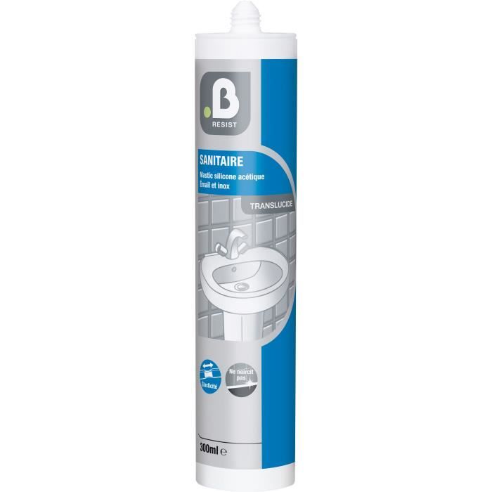 Silicone Sanitaire Acetique Translucide Mr Bricolage Achat