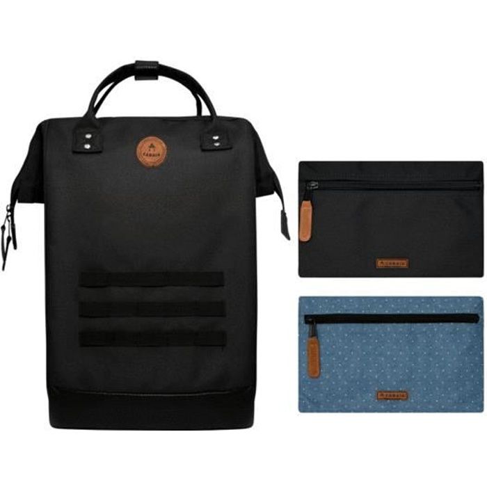Sac à dos - CABAIA - Large Adventurer Berlin - Noir - 25L - Bouteilles recyclées Sac à dos - CABAIA - Large Adventurer Berlin - Noir - 25L - Bouteilles recyclées