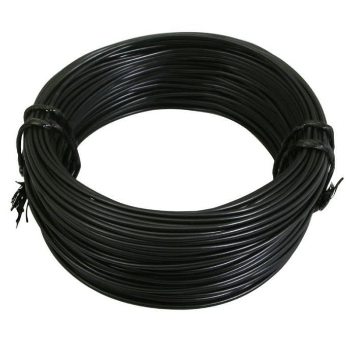 Lot De 50 Bandes Velcro/Attache/Scratch Câble Fil Electriques - 10 x 1 cm -  NOIR