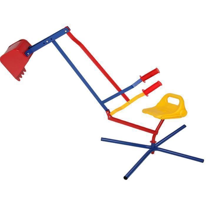 Kit Sable Magique Construction 1kg GenioKids - Bac à Sable + Camion, Tractopelle, Outils Et Moules Briques - Jouet Sensoriel Non Toxique Enfants 3 Ans+