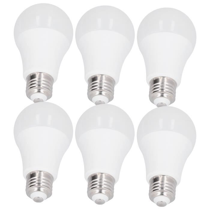 Duokon Lampes à économie d'énergie 6PCS E27 Ampoule LED 800LM 9W