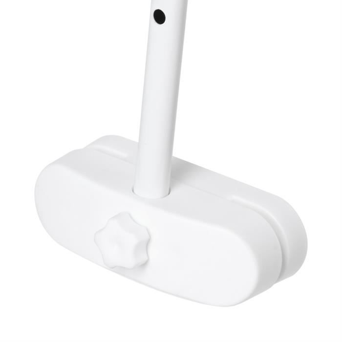 Support Moustiquaire Bébé 1,1 M Réglable - Clip Sur Berceau, Blanc, Pour Sommeil Paisible