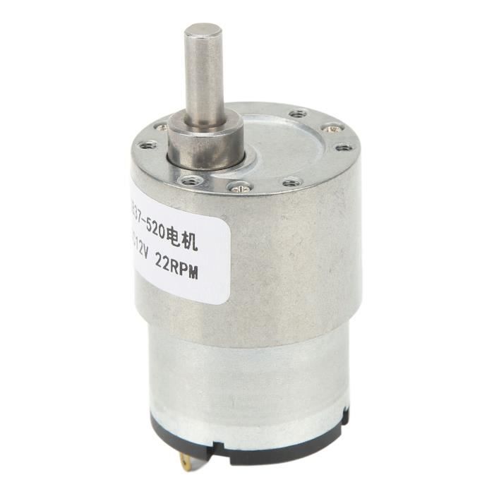 Moteur à Engrenage DC 12V JGY-370 – Réversible, Autobloquant, Arbre 8mm, Torsion élevée, Pour Appareils DIY - 11