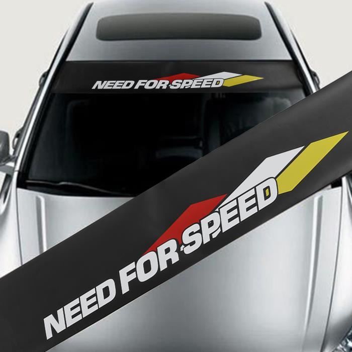 Autocollants décoratifs de parebrise de voiture 130x21cm Universel PVC