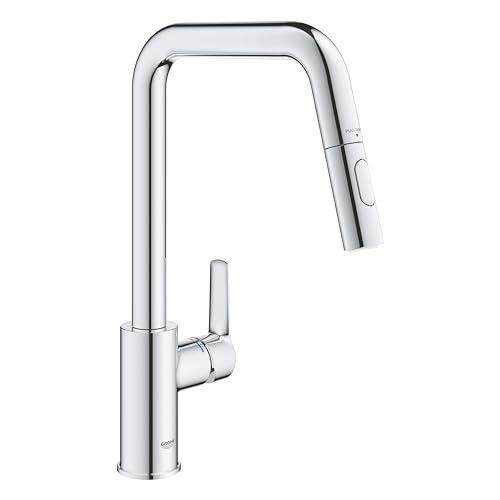 Grohe Robinet de cuisine avec douchette Start bec haut chromé 2 jets