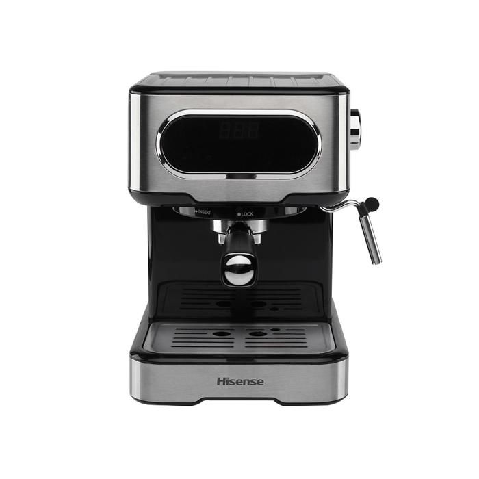 Machine à expresso - HISENSE - HESCM15DBK - Acier - Réservoir 15 L - 1000 W