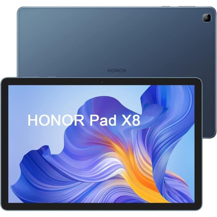 Tablette HONOR Pad X8 4 Go 64 Goécran 101 poucesbatterie 5100 mAhcharge filaire Type CMagic UI 6.1basé sur Android 12