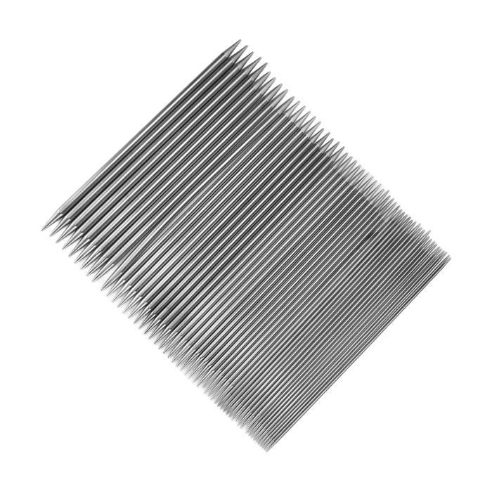 5 Aiguilles De Réparation Double Extrémité En Acier Inoxydable - Accessoires Parfaits Pour Machine à Tricoter Et Couture