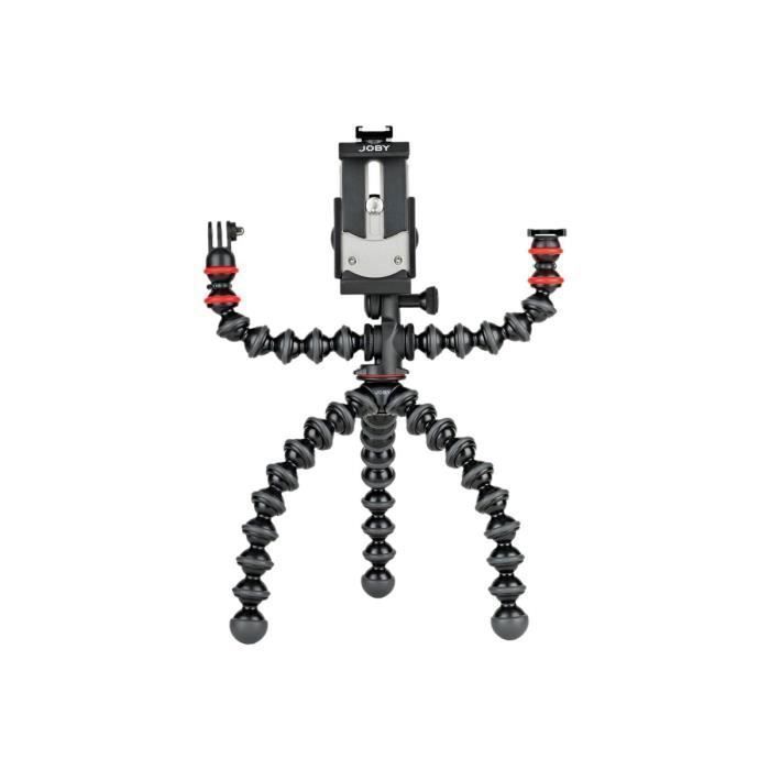 Trépied JOBY GorillaPod Mobile Rig pour téléphone portable - Pieds souples et bras d'extension amovibles - Noir