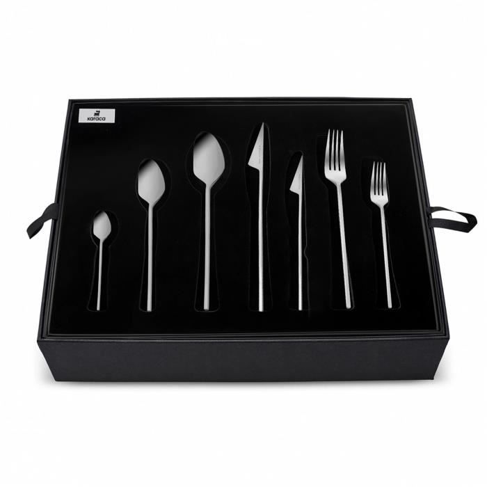 Set de Couverts,Couverts en Acier Inoxydable, Couverts 24 pièces