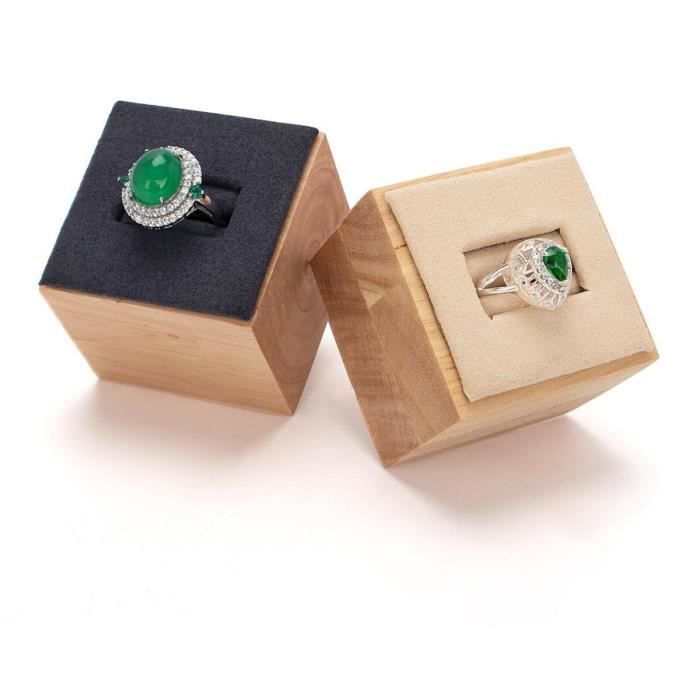 Tubayia Présentoir à Bijoux En Velours Boîte De Stockage De