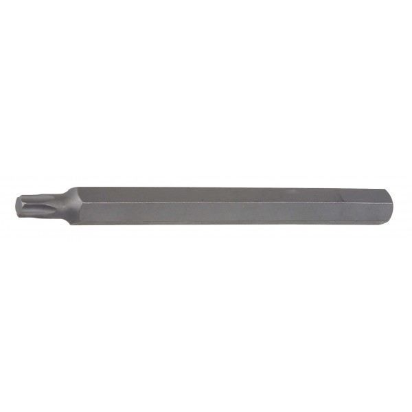 Embout De Vissage TORX Percé T20 - KS Tools 975.2120 - Longueur 75 Mm, Entraînement 10 Mm - En Acier Nickelé Pour Usage Professionnel Et Bricolage
