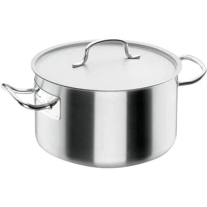 Braisière avec couvercle Inox pro - D : 32 cm