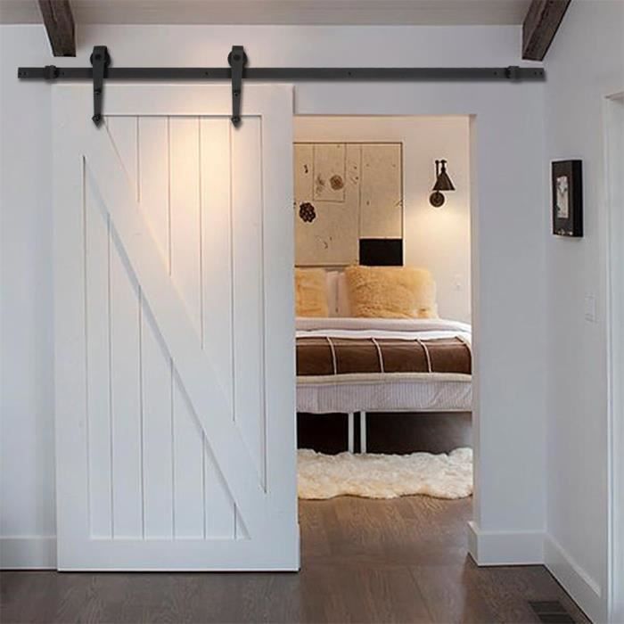 Porte suspendue bois clearance