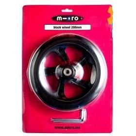 Piece detachee Trottinette Roue 200mm Noire