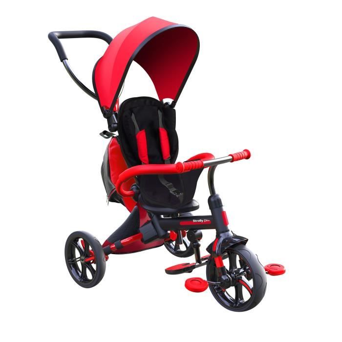 STROLLY Tricycle Evolutif Strolly Bike Rouge Cdiscount Jeux Jouets