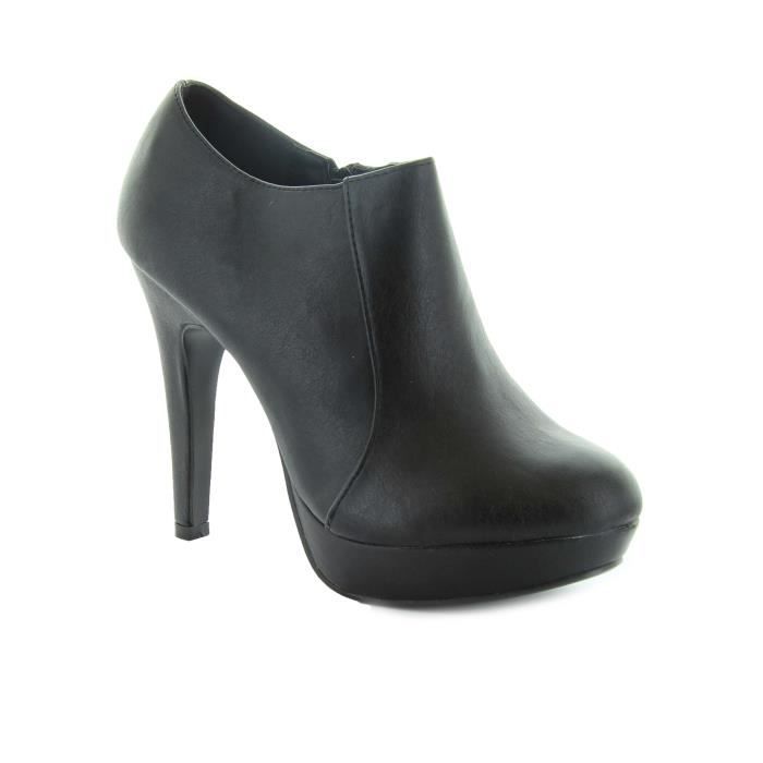 low boots noires