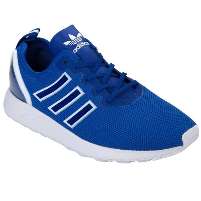 Adidas zx flux hot sale pas cher bleu