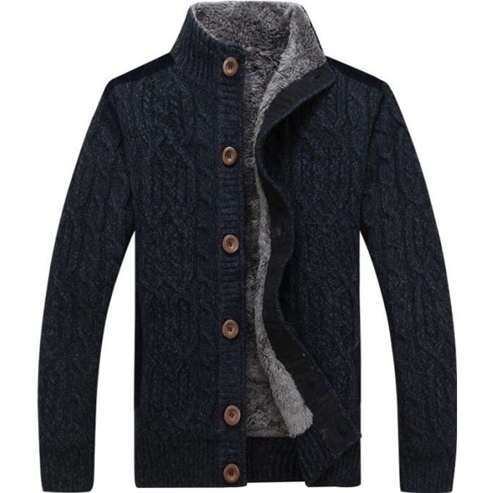 Gilet torsadé on sale homme