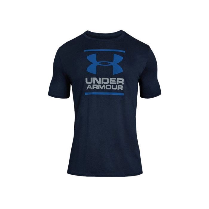 T-shirt Homme - UNDER ARMOUR - Sportstyle Logo - Bleu marine - Manches courtes - Anti-humidité