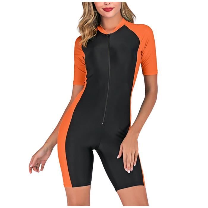 Crème solaire siamois Méduse Vêtements Snorkeling Combinaison de plongée à  manches longues Combinaison de plongée Femme Beach Surfing Maillot de bain