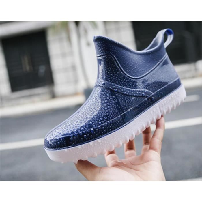 Bottes de pluie femme ECELEN Bleu Caoutchouc Basse Bleu