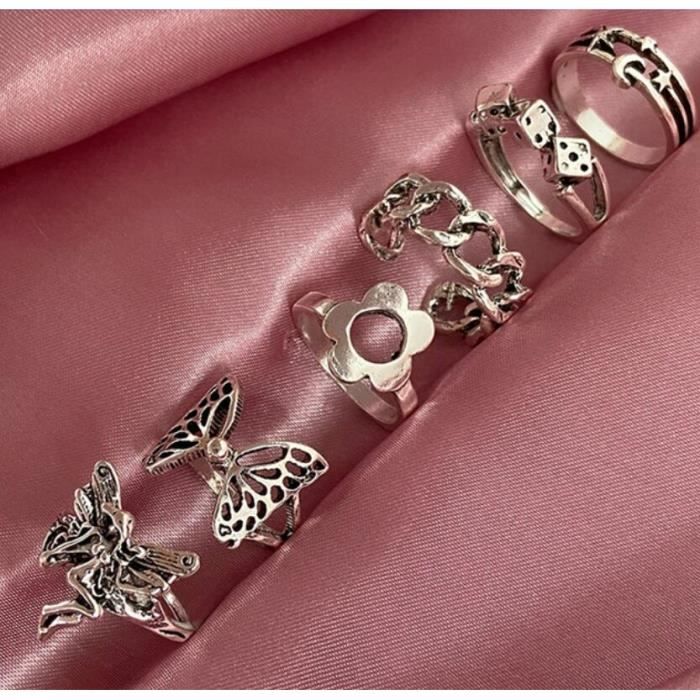 Bague plaqué hotsell argent femme