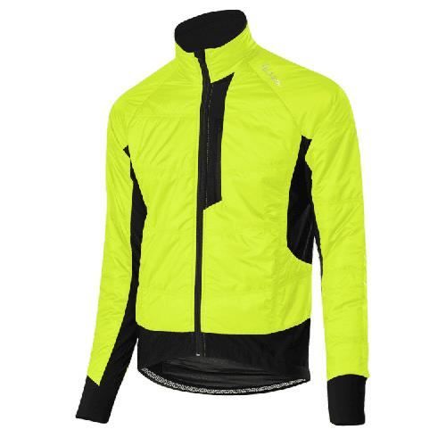 Veste de vélo Löffler Hotbond PL60 pour homme - Jaune Veste de vélo Löffler Hotbond PL60 pour homme - Jaune