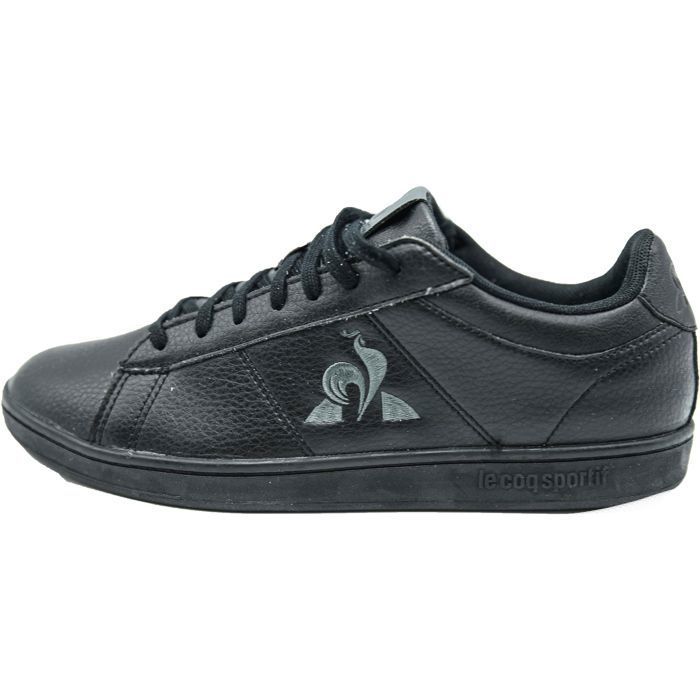 Baskets Homme LE COQ SPORTIF Court Allure Cuir Noir
