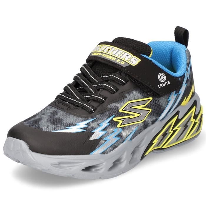 Skechers enfant gris hot sale