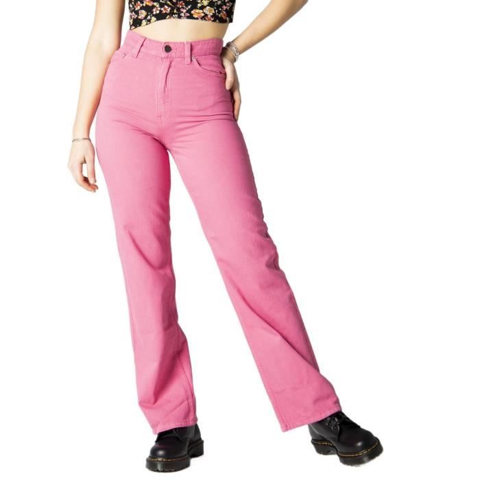 ONLY Jeans Femme Rose Coton GR64259 Rose Cdiscount Pr t Porter
