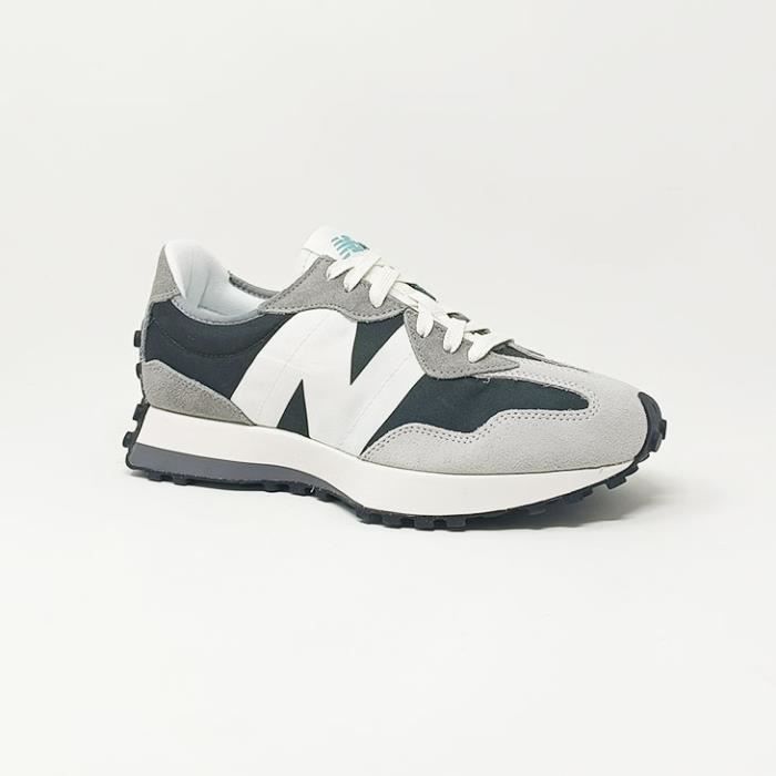 Baskets Homme NEW BALANCE MS327 Noir Gris Talon Plat Textile