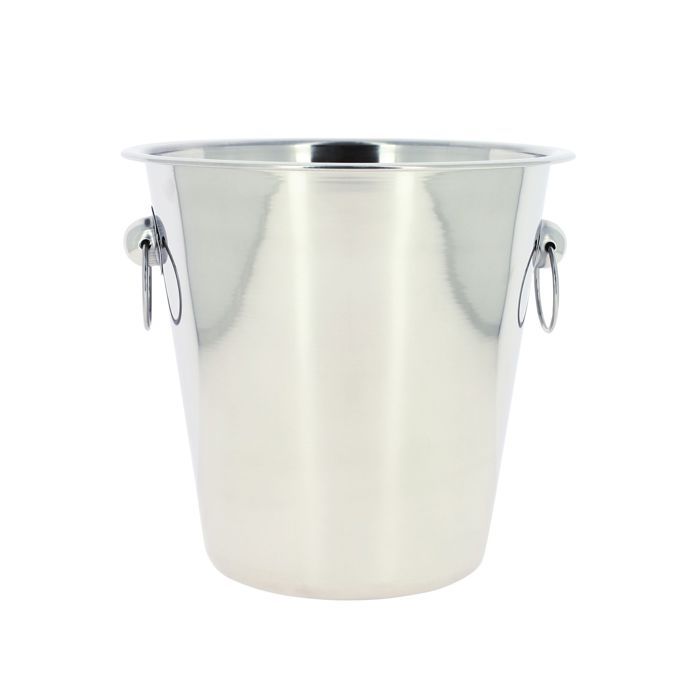 Seau à Champagne Piper – Aluminium, Poignées Anneaux, Signé La Bourguignonne, Art Déco