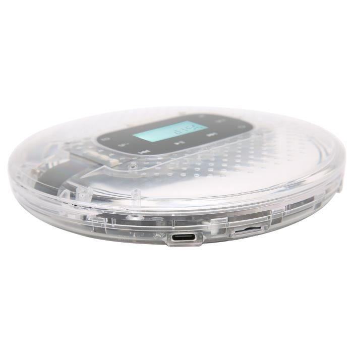 Omabeta lecteur CD compact Lecteur CD Portable multifonction USB C lecteur CD de voiture