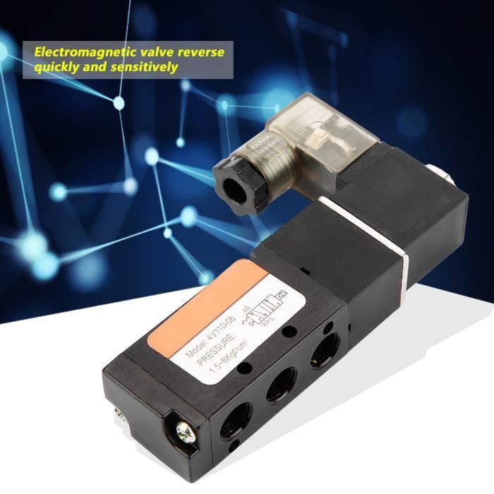 3V1-06 DC24V Vanne Solénoïde D'air à Pression Positive à