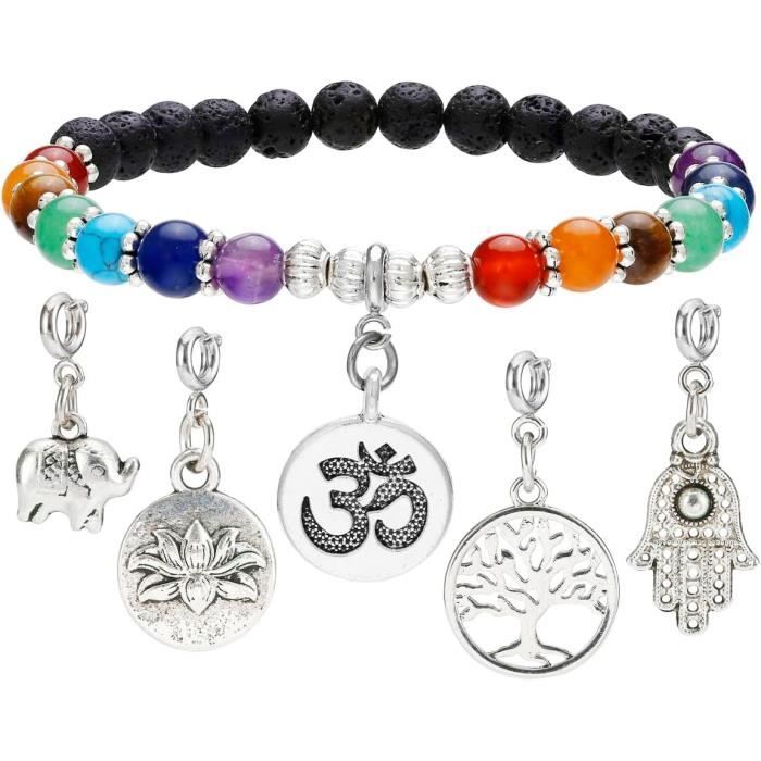 Bracelet Pierre 7 Chakras Arbre de Vie
