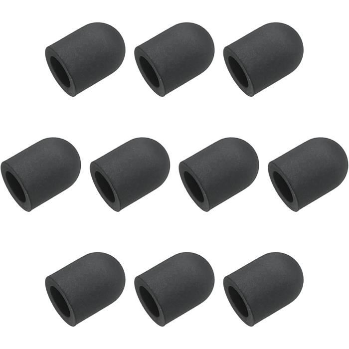 Embout plastique NOIR pour tube rectangulaire 50x30mm E4350 avec