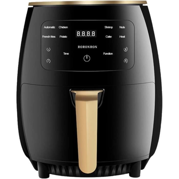 Friteuse à Air Chaud Gadgy 5L 1400W - Sans Huile, Fenêtre De Vision, écran Tactile, Température 80-200°C | Pour Frites, Viandes, Légures Sains
