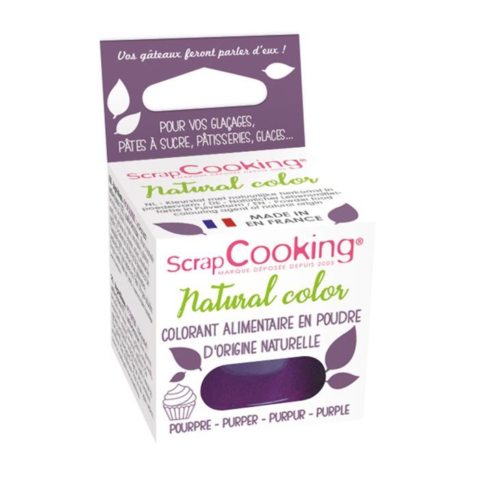 Colorant alimentaire (artificiel) - Pourpre - Scrapcooking