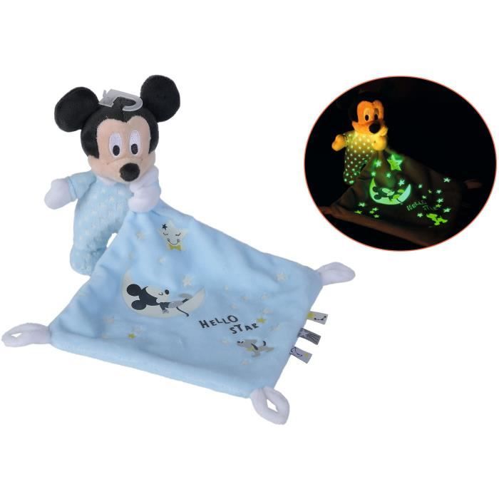 Disney Doudou Mickey Lumineux Starry Night Cdiscount Puericulture Eveil Bebe