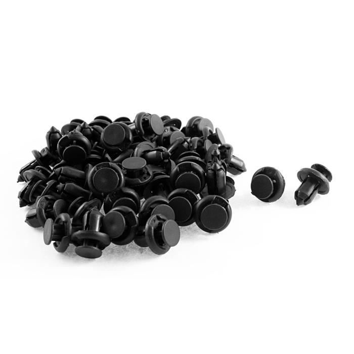 Kit De 5 Clips Pour Lave-chocs Et Capot Nissan - Noir - Neuf Sous Emballage - Compatibilité Universelle