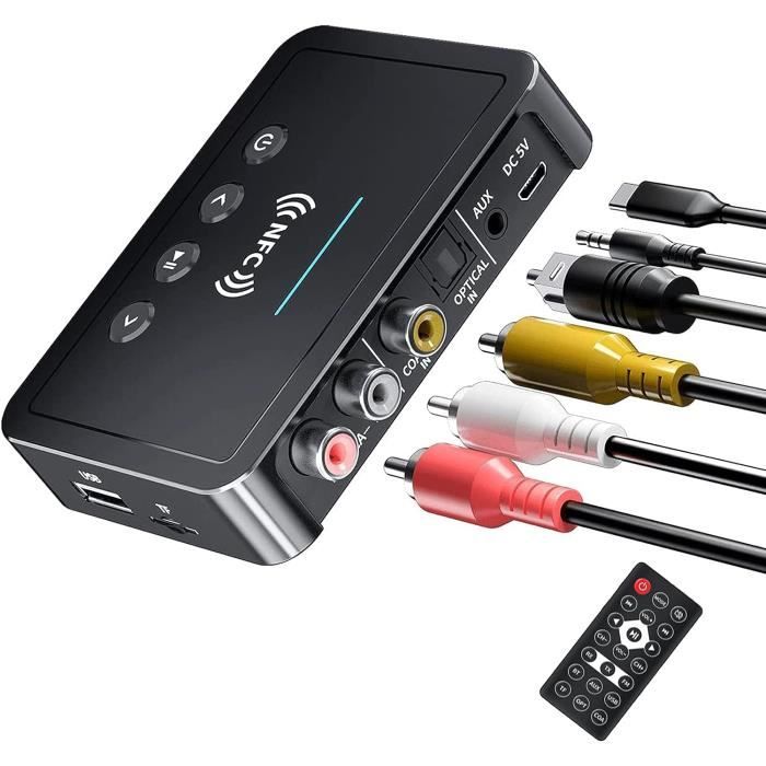 Adaptateur Bluetooth Jack Transmetteur Récepteur Bluetooth, Adaptateur Bluetooth 2 En 1, émetteur Adaptateur Bluetooth Pour Tv