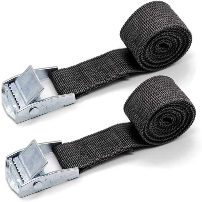 2 pièces Sangles d'arrimage réglables de 100 cm avec serrure à pince ...