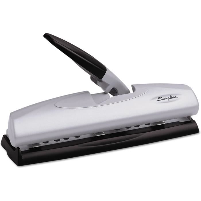 Perforatrice De Bureau Swingline Precision Pro - 2 Ou 3 Trous, 10 Feuilles, Réglable - Noir/Argent (A7074038A) - 9