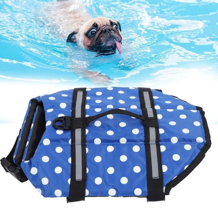 Meilleurs prix pour Gilet de sauvetage pour chiens SURENHAP - Bleu foncé - XS 22cm/8,66 pouces