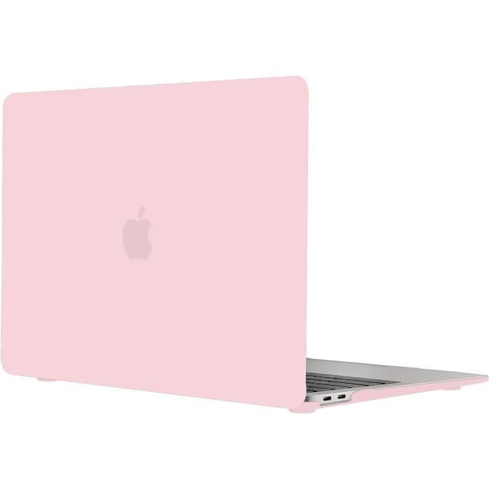 Coque Macbook Pro 13 Rose Fluo Velours !