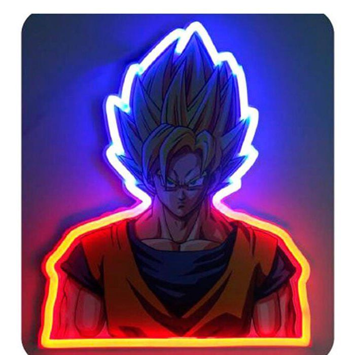 GOKU LUMINEUX STYLE NÉON TEKNOFUN 811415