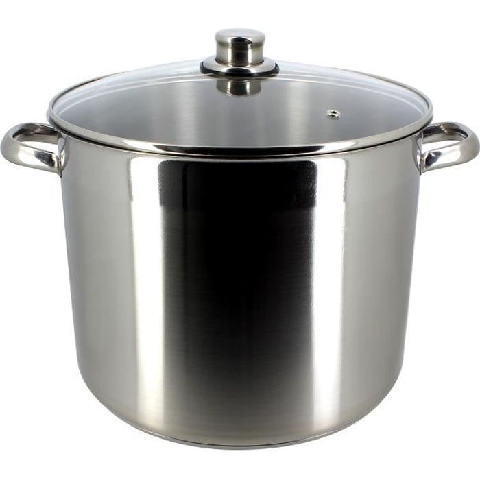 Marmite XXL 30 cm Inox 17 Litres Cdiscount Maison