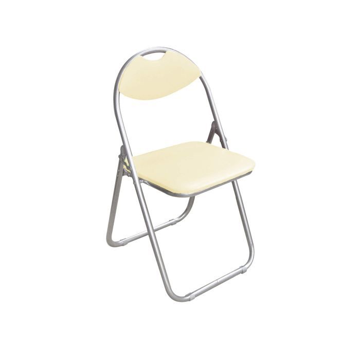Lot de 6 Chaises Pliantes de Cuisine Blanches C…  Cdiscount Maison